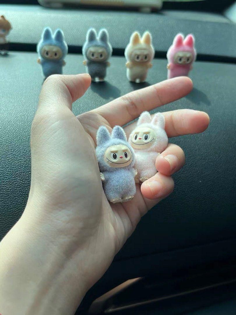 Pastel Labubu Desk Buddies - Pack of 4