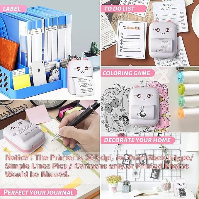 Kawaii Bluetooth Pocket Printer